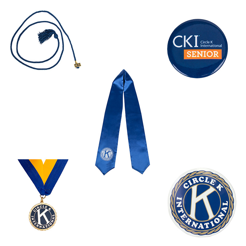 CKI Ultimate bundle #3 - Blue stole, blue cord | Kiwanis CKI Ultimate bundle #3 - Blue stole, blue cord | Kiwanis